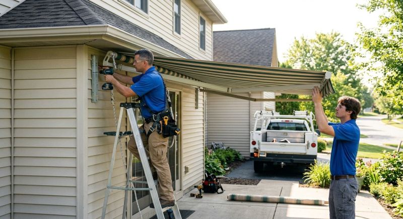 Custom Awning Installation in Sonoma County, CA