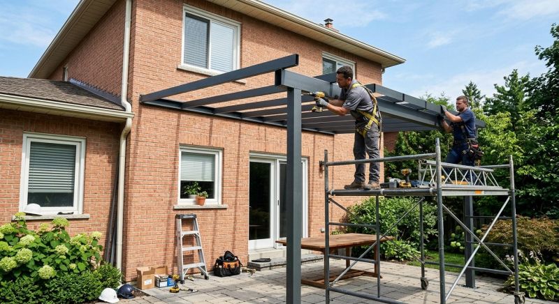 Metal Awning Installation in Fayetteville, NC