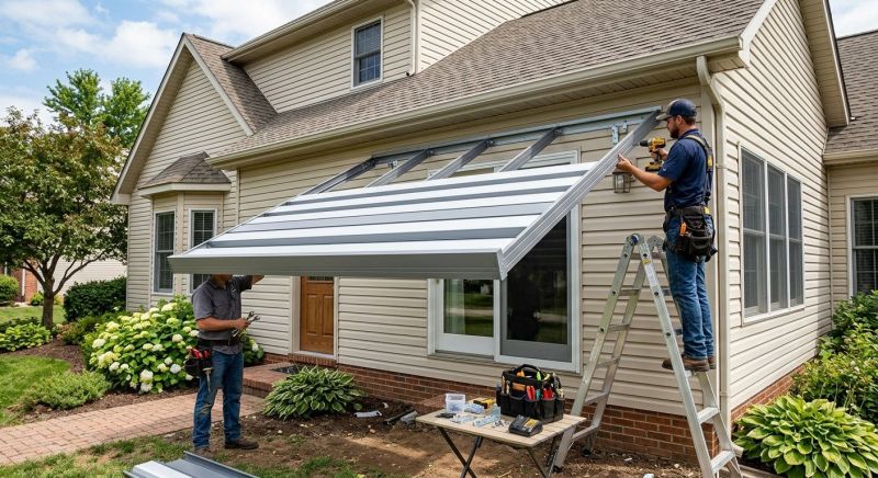 Aluminum Awning Replacement in Marin County, CA