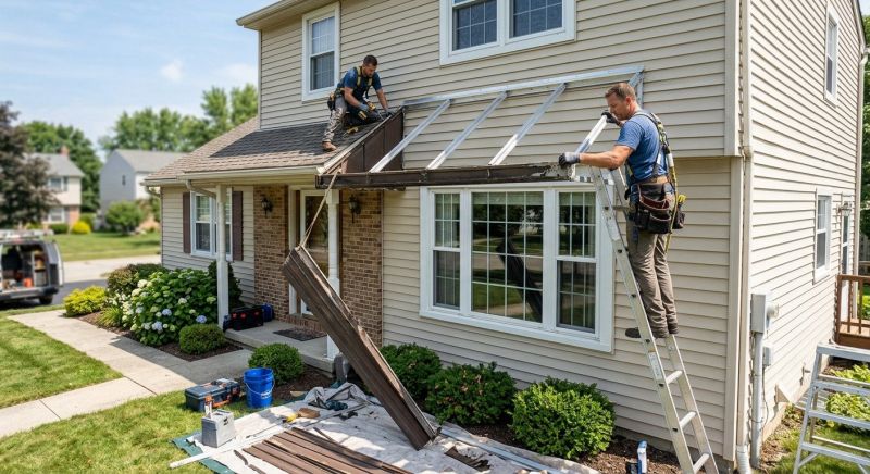 Aluminum Awning Replacement in Sonoma County, CA