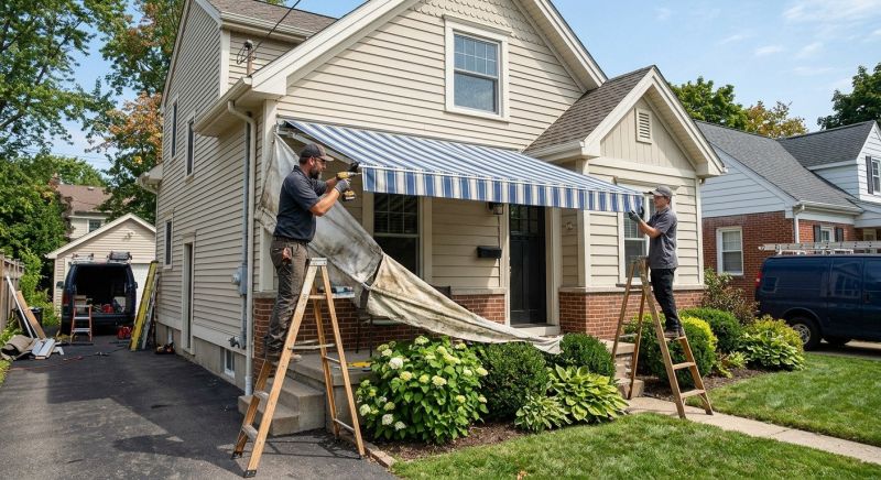 Awning Replacement in Marin County, CA