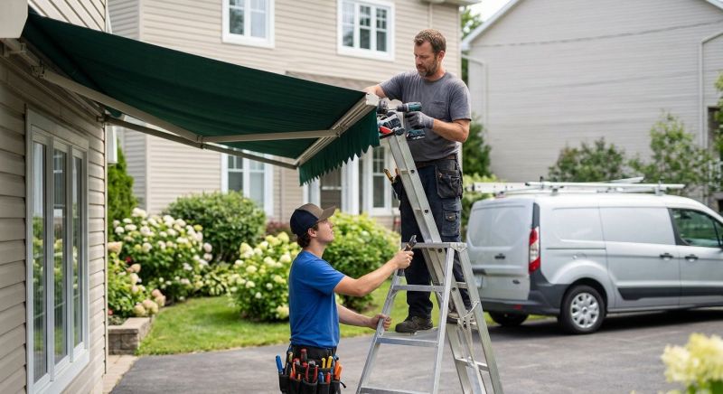 Canvas Awning Installation in Napa, CA