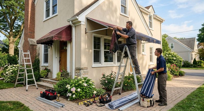 Canvas Awning Installation in Napa, CA