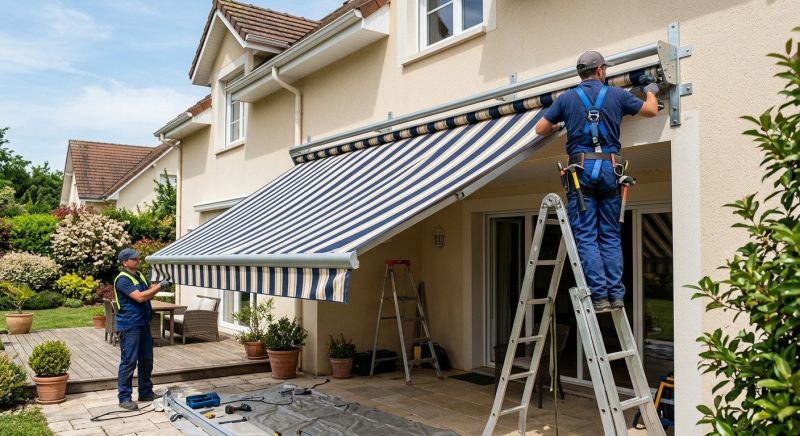 Canvas Awning Installation in Santa Rosa, CA