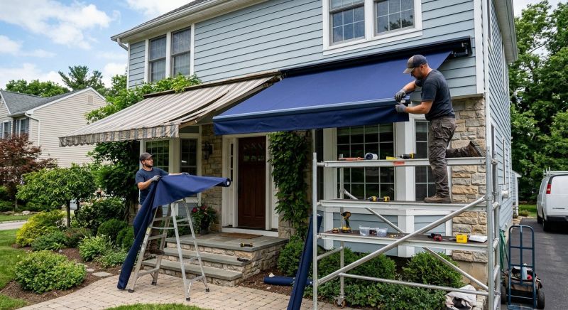 Cloth Awning Replacement in Marin County, CA