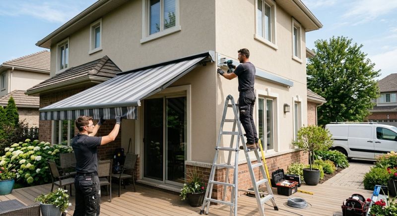 Cloth Awning Replacement in Marin County, CA