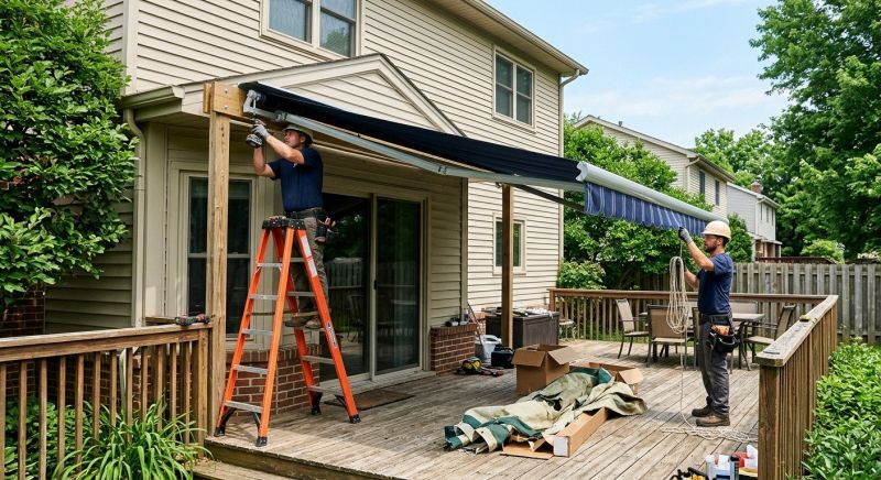 Cloth Awning Replacement in Marin County, CA