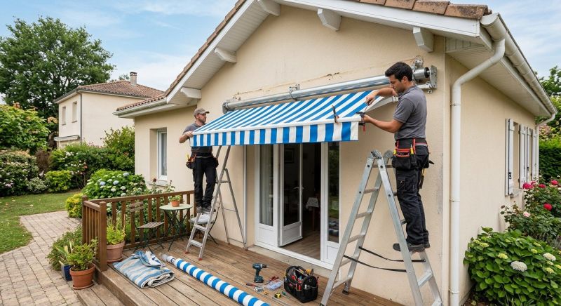 Cloth Awning Replacement in Marin County, CA