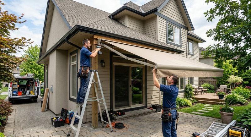 Entrance Awning Installation in Napa, CA