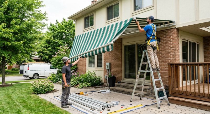 Fabric Awning Installation in Santa Rosa, CA