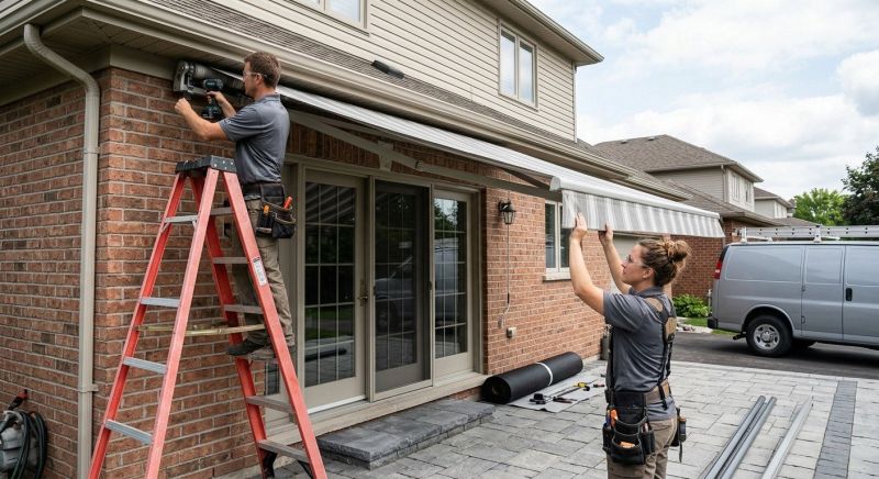 House Awning Installation in Santa Rosa, CA