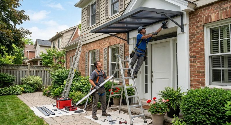 Metal Awning Replacement in Sonoma County, CA