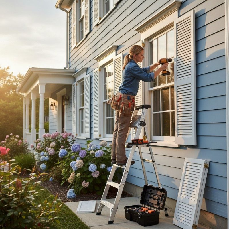 Shutter Latch Replacement in Denver County, CO